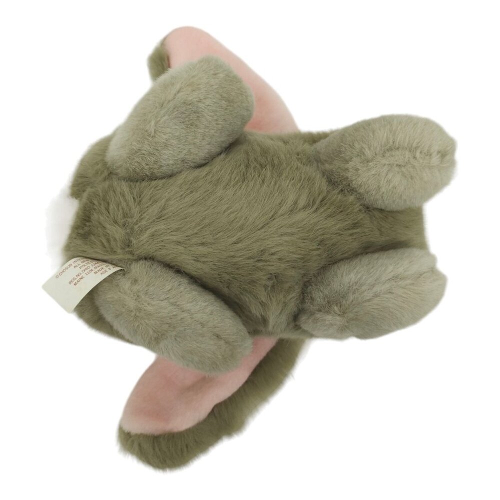 Bunny Rabbit Floppy Ears Pink Bow Plush Vintage 90s Stuffed Animal Toy Chosun - Picture 8 of 16